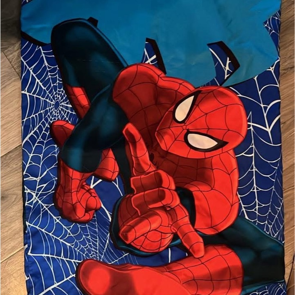 Spider-Man Web Design Throw Blanket